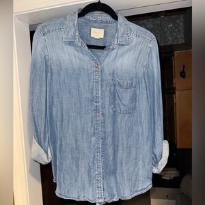 American Eagle Boyfriend Fit Jean Button Up